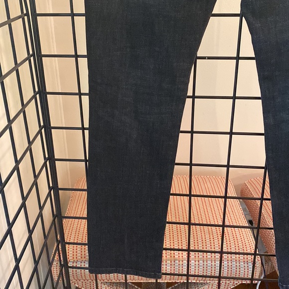 NWT Cabi Slim Boyfriend Black Jeans Distressed Womens Size 8 - Picture 7 of 9